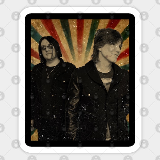 Goo Goo Dolls // Vintage Retro Look Fan Design Sticker by Janji Joni